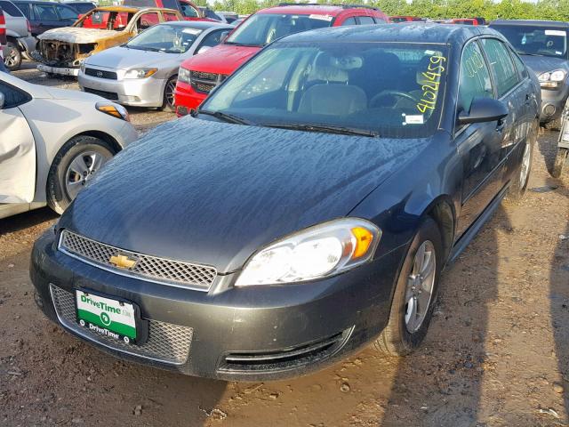 2G1WA5E3XE1145753 - 2014 CHEVROLET IMPALA LIM GRAY photo 2