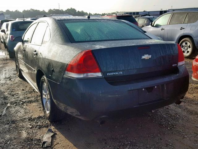 2G1WA5E3XE1145753 - 2014 CHEVROLET IMPALA LIM GRAY photo 3