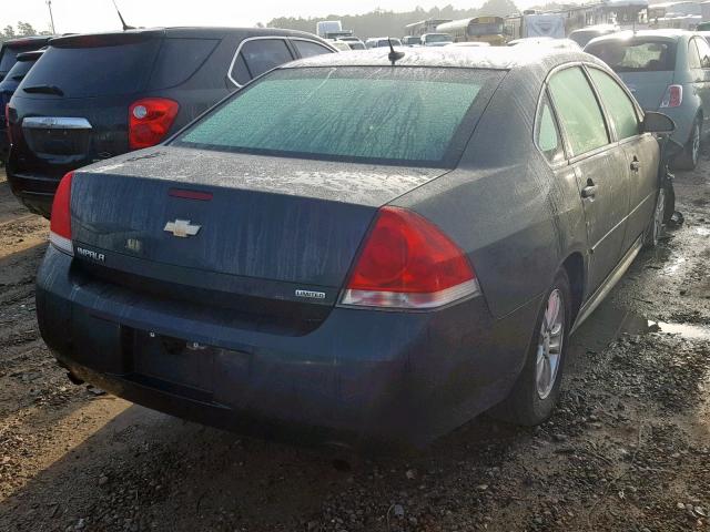 2G1WA5E3XE1145753 - 2014 CHEVROLET IMPALA LIM GRAY photo 4