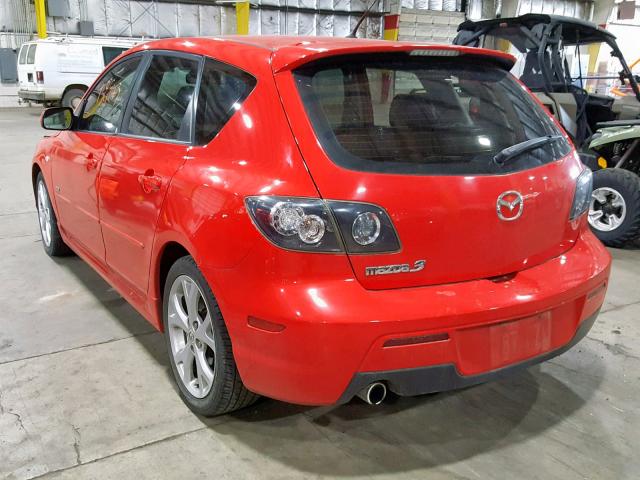 JM1BK343471677534 - 2007 MAZDA 3 HATCHBAC RED photo 3