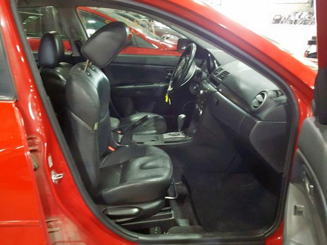 JM1BK343471677534 - 2007 MAZDA 3 HATCHBAC RED photo 5