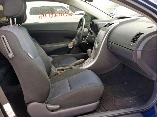 JTKDE167X90294607 - 2009 TOYOTA SCION TC BLUE photo 5