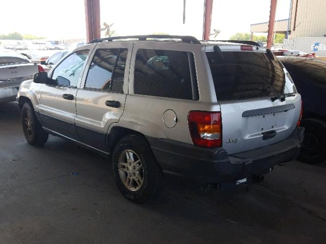 1J4GX48S93C618423 - 2003 JEEP GRAND CHER GRAY photo 3