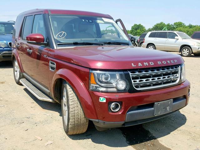 SALAG2V6XFA749974 - 2015 LAND ROVER LR4 HSE RED photo 1