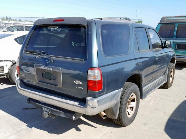 JT3HN86R4T0039532 - 1996 TOYOTA 4RUNNER SR GREEN photo 4