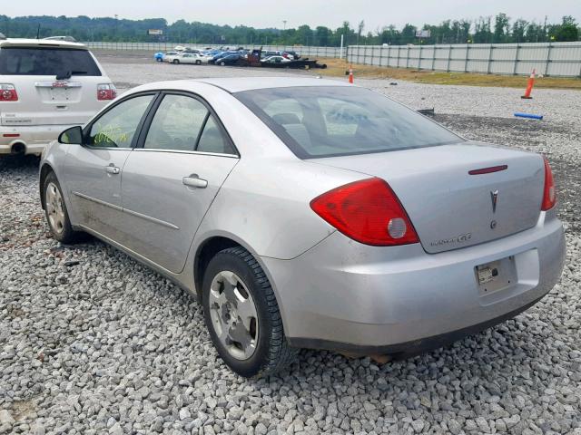 1G2ZF58B474126197 - 2007 PONTIAC G6 VALUE L SILVER photo 3