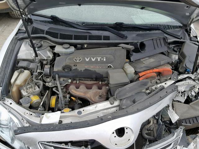 4T1BB46K49U096428 - 2009 TOYOTA CAMRY HYBR SILVER photo 7