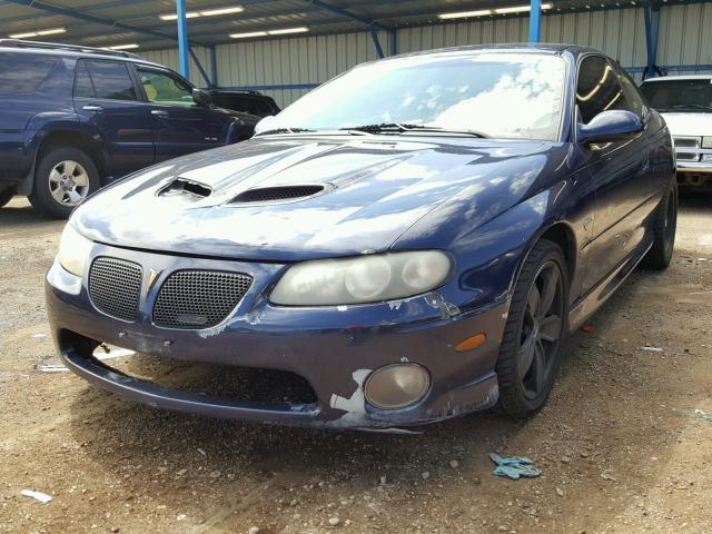 6G2VX12U35L408366 - 2005 PONTIAC GTO BLUE photo 2