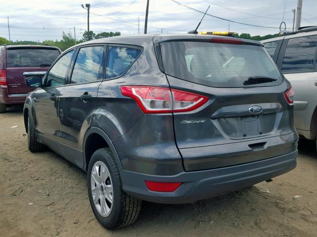 1FMCU0F75GUC16589 - 2016 FORD ESCAPE S GRAY photo 3