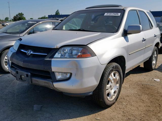 2HNYD18232H532631 - 2002 ACURA MDX SILVER photo 2