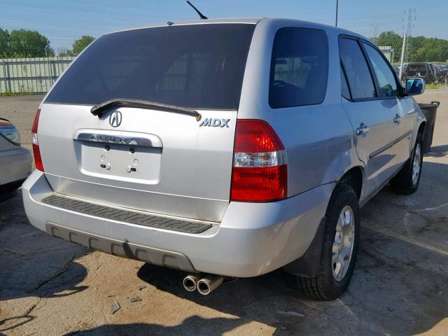 2HNYD18232H532631 - 2002 ACURA MDX SILVER photo 4