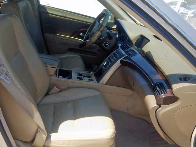 JH4KB16545C019392 - 2005 ACURA RL GOLD photo 5