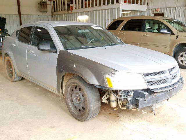 1B3BD4FB5BN534020 - 2011 DODGE AVENGER EX SILVER photo 1