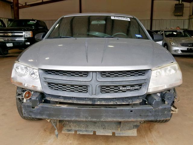 1B3BD4FB5BN534020 - 2011 DODGE AVENGER EX SILVER photo 9