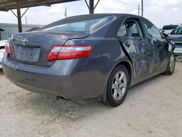 JTNBE46K573030402 - 2007 TOYOTA CAMRY NEW GRAY photo 4