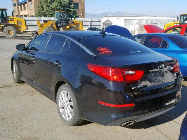 5XXGN4A72FG518105 - 2015 KIA OPTIMA EX BLACK photo 3