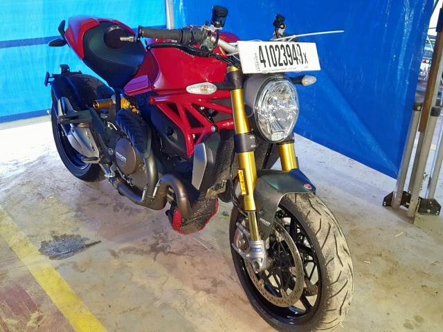 ZDM1RBSWXEB004693 - 2014 DUCATI MONSTER 12 RED photo 1