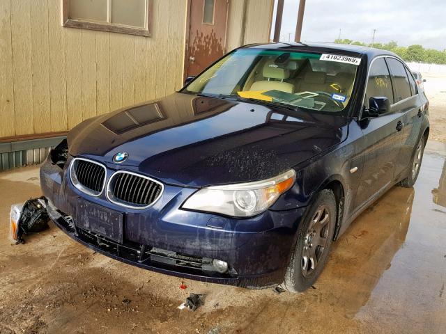 WBANA53564B853372 - 2004 BMW 525 I BLUE photo 2