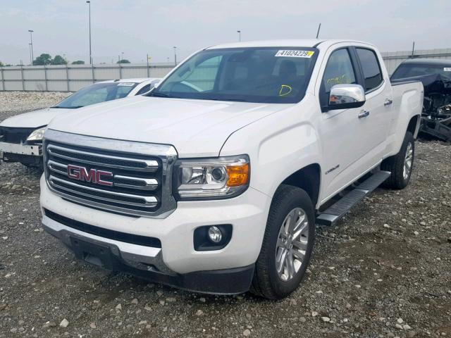 1GTG6DEN4H1227724 - 2017 GMC CANYON SLT WHITE photo 2