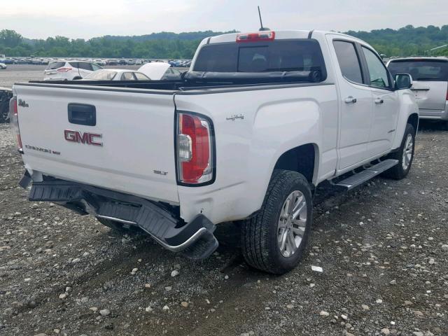 1GTG6DEN4H1227724 - 2017 GMC CANYON SLT WHITE photo 4