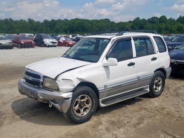 2CNBJ634416929085 - 2001 CHEVROLET TRACKER LT WHITE photo 2