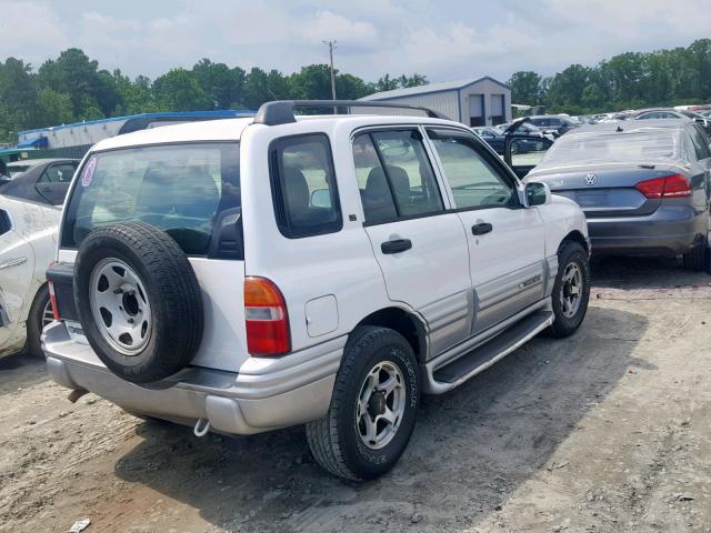 2CNBJ634416929085 - 2001 CHEVROLET TRACKER LT WHITE photo 4