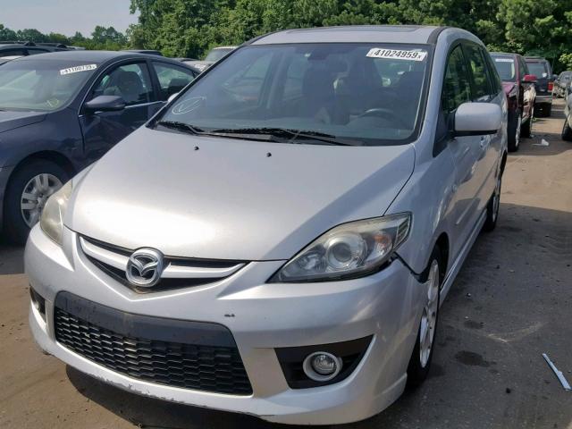 JM1CR293380317410 - 2008 MAZDA 5 SILVER photo 2