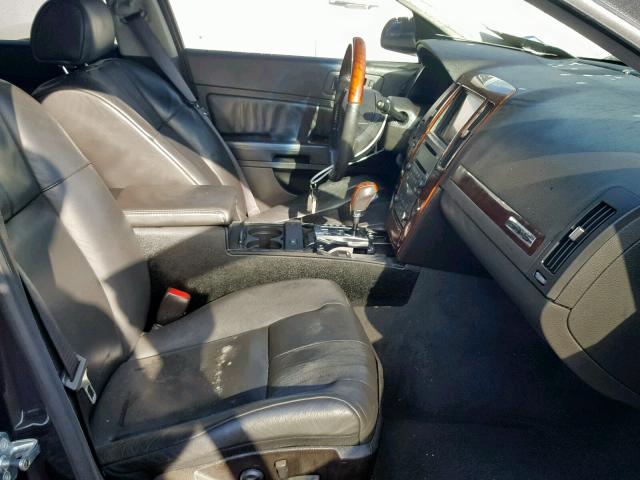 1G6DC67A850225402 - 2005 CADILLAC STS BLACK photo 5