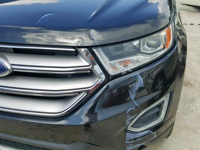 2FMTK3K95FBB15152 - 2015 FORD EDGE TITAN BLACK photo 9