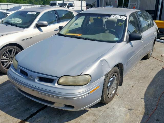 1G3NB52M2X6325396 - 1999 OLDSMOBILE CUTLASS GL SILVER photo 2