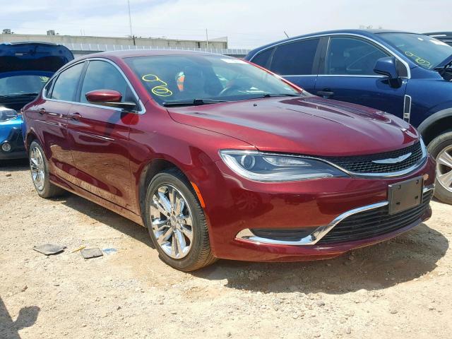 1C3CCCAB4GN155609 - 2016 CHRYSLER 200 LIMITE MAROON photo 1