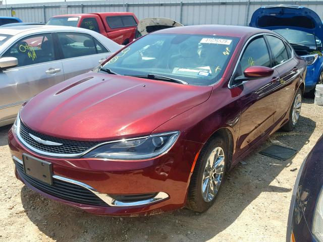 1C3CCCAB4GN155609 - 2016 CHRYSLER 200 LIMITE MAROON photo 2