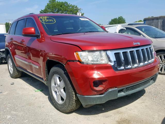 1J4RS4GG0BC637770 - 2011 JEEP GRAND CHER RED photo 1