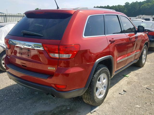 1J4RS4GG0BC637770 - 2011 JEEP GRAND CHER RED photo 4