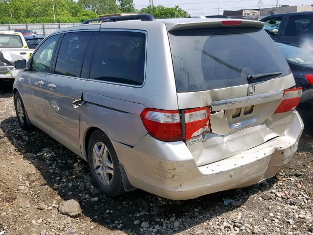 5FNRL388X7B020729 - 2007 HONDA ODYSSEY TO SILVER photo 3