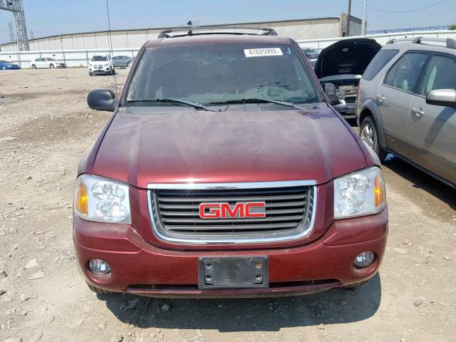 1GKDT13S232354482 - 2003 GMC ENVOY MAROON photo 9