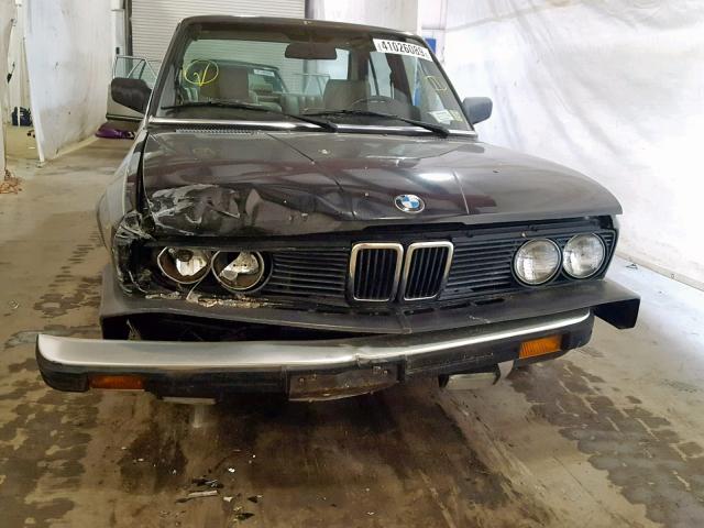 WBADK8308J9902590 - 1988 BMW 528 E AUTO BLACK photo 9