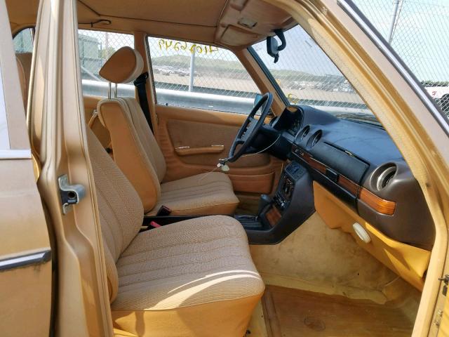 WDB1230331A023975 - 1984 MERCEDES-BENZ OTHER GOLD photo 5