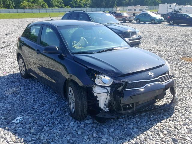 3KPA25AB9JE089779 - 2018 KIA RIO LX BLACK photo 1