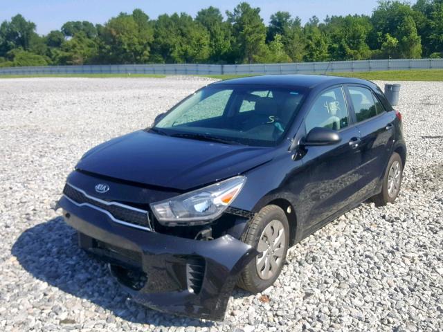 3KPA25AB9JE089779 - 2018 KIA RIO LX BLACK photo 2