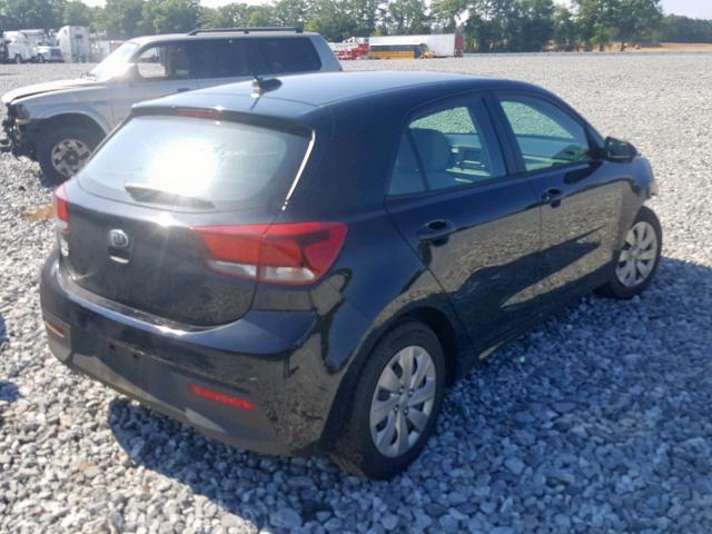 3KPA25AB9JE089779 - 2018 KIA RIO LX BLACK photo 4