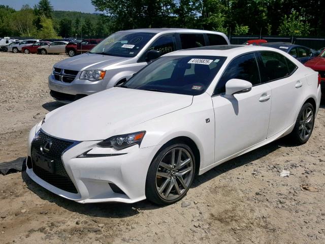 JTHCE1D21G5012511 - 2016 LEXUS IS 350 WHITE photo 2