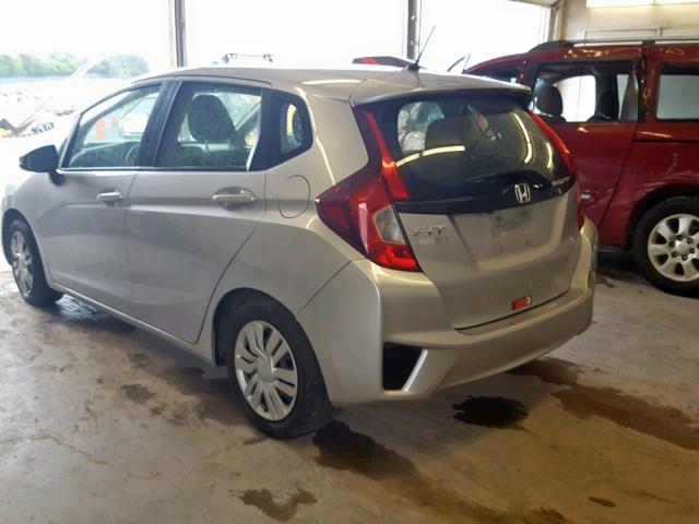 JHMGK5H58GX046195 - 2016 HONDA FIT LX SILVER photo 3