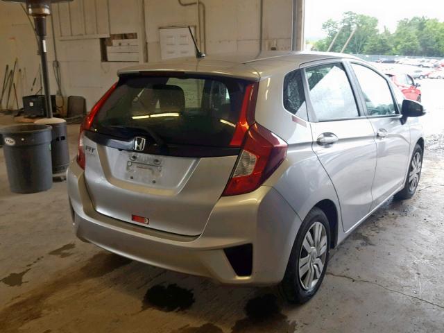 JHMGK5H58GX046195 - 2016 HONDA FIT LX SILVER photo 4