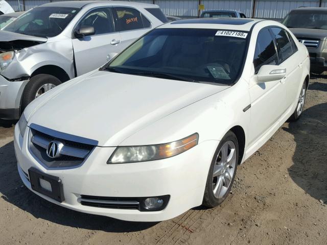 19UUA66238A038839 - 2008 ACURA TL WHITE photo 2