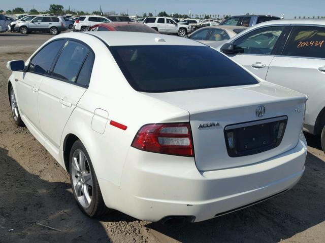 19UUA66238A038839 - 2008 ACURA TL WHITE photo 3