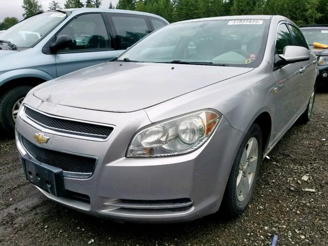 1G1ZF57528F226434 - 2008 CHEVROLET MALIBU HYB SILVER photo 2