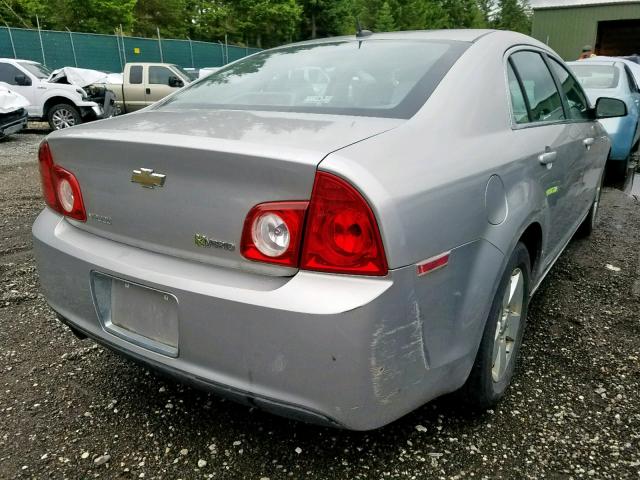 1G1ZF57528F226434 - 2008 CHEVROLET MALIBU HYB SILVER photo 4