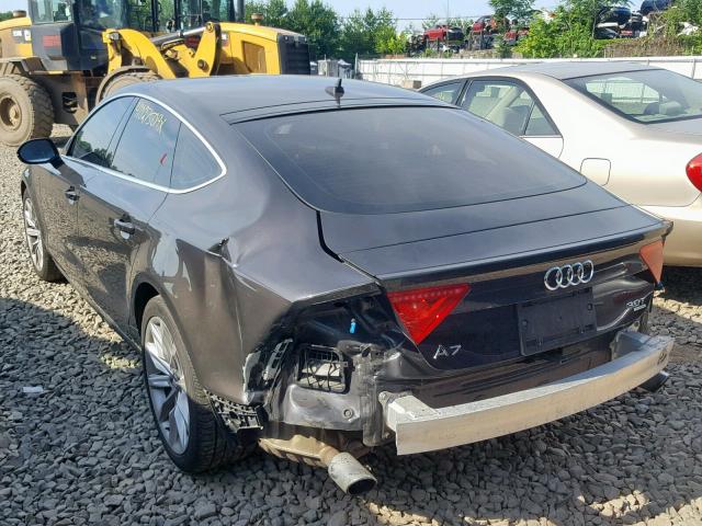 WAUSGAFCXCN002256 - 2012 AUDI A7 PRESTIG GRAY photo 3