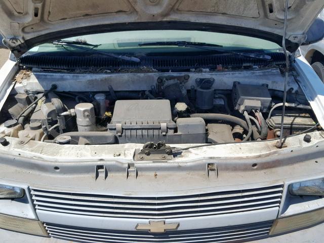 1GCDM19W1VB126043 - 1997 CHEVROLET ASTRO WHITE photo 7